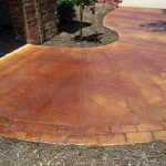 Customed Stained Patio